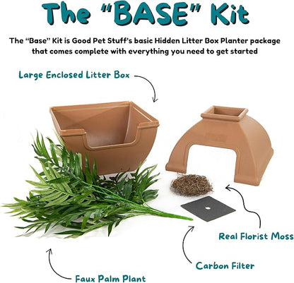 Good Pet Stuff Hidden Litter Box Planter, Decorative Cat Litter Enclosure - Image 6