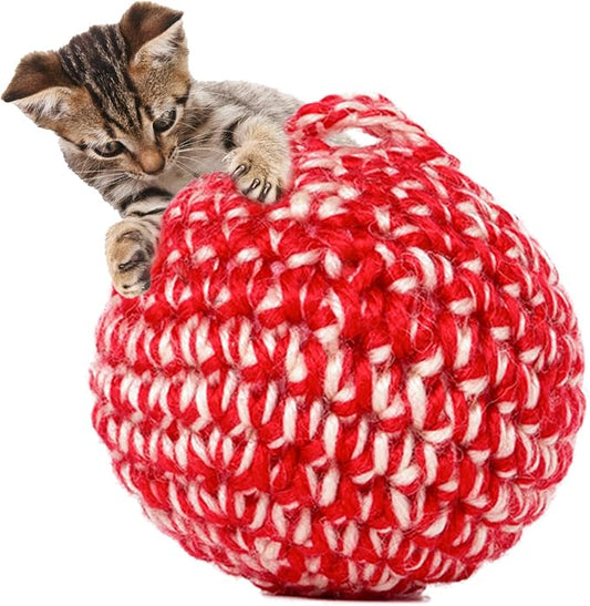 JAYU PET Red Cat Ball by JAYUPET