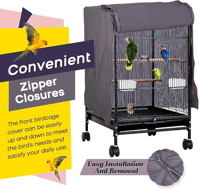 QBLEEV Birdcage Cover, Breathable Night Cover - Image 3