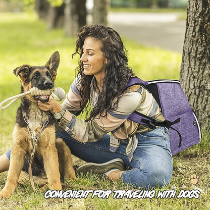 BAGLHER丨Dog Travel Bag Backpack, Airline Approved Pet Supplies Backpack - Image 6