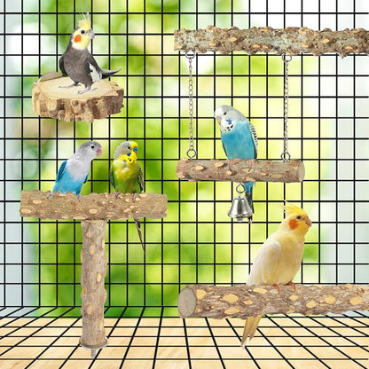 Bird Perches, Bird Perch Chewing Stick Cage Accessories Parrot Climbing - Image 5