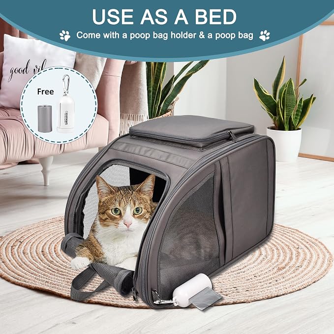 Jespet Pet Backpack Carrier for Small Dog, Soft Carrier Backpack Ideal for - Image 5
