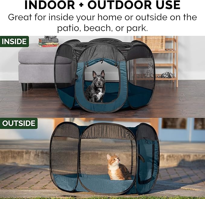 Furhaven Portable Dog Playpen Cat Tent, Pet playground, Kennel foldable indoor - Image 5