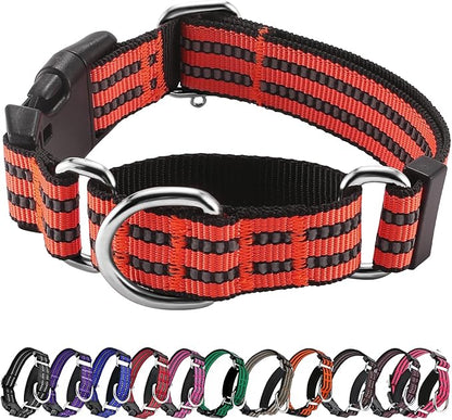 Hikiko Martingale Dog Collars Reflective Nylon Dog Collar by Hikiko