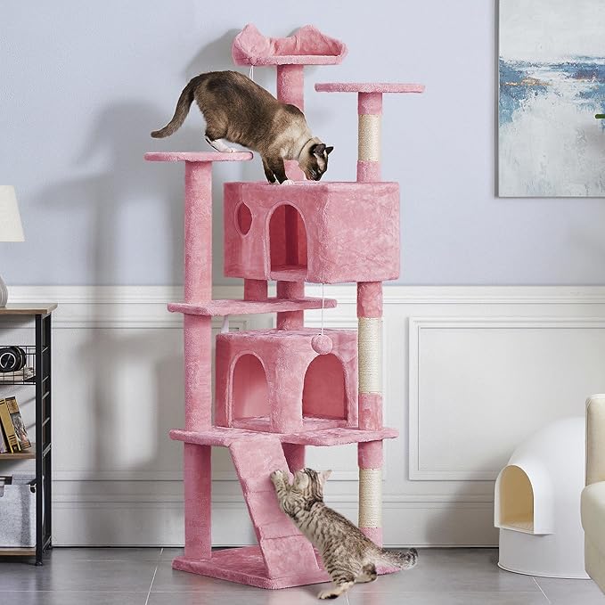 Yaheetech Multi-Level Cat Tree Stand House Furniture - Image 3