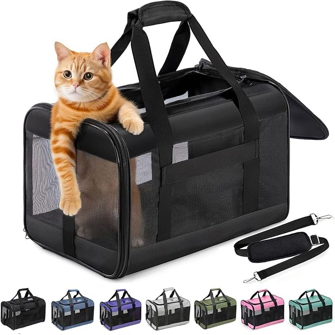 Cat Carrier Airline Approved, Soft-Sided Dog Carrier by Conlun
