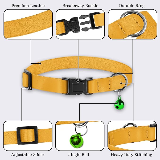 Breakaway Cat Collar with Bell - Image 5
