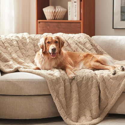 GASUR Waterproof Dog Blankets for Medium Small Dogs, Dog Blanket for Couch Bed by GASUR