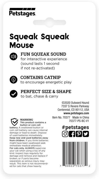 Catstages Squeak Squeak Mouse Cat Toy - Image 3
