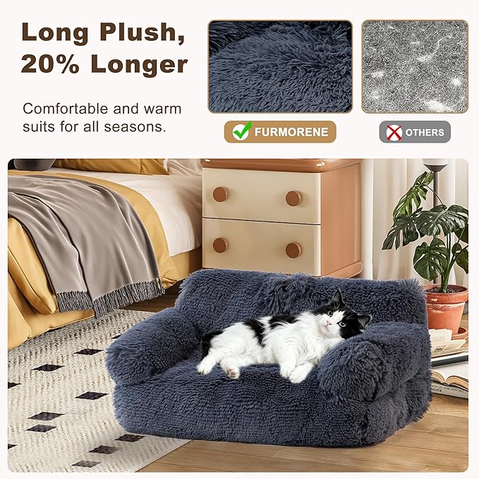 Cat Beds for Indoor Cats, Dog Couch Bed, Cute Cat Couch Sofas, Small Dog Sofas - Image 4