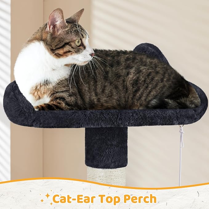 Yaheetech 54in Cat Tree Cat Tower as Activity Center, Indoor Cats and Kittens - Image 5