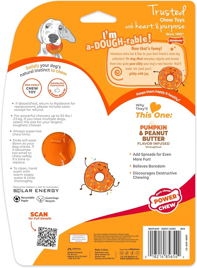 Nylabone Limited Edition 70th Birthday Donut Power Chew Toy - Image 10