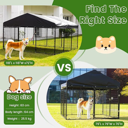 Large Outdoor Dog Enclosure, Heavy Duty Dog Cage - Image 3