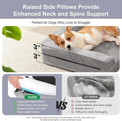Orthopedic Dog Bed Medium Size Dog, Memory Foam Dogs Bed - Image 6
