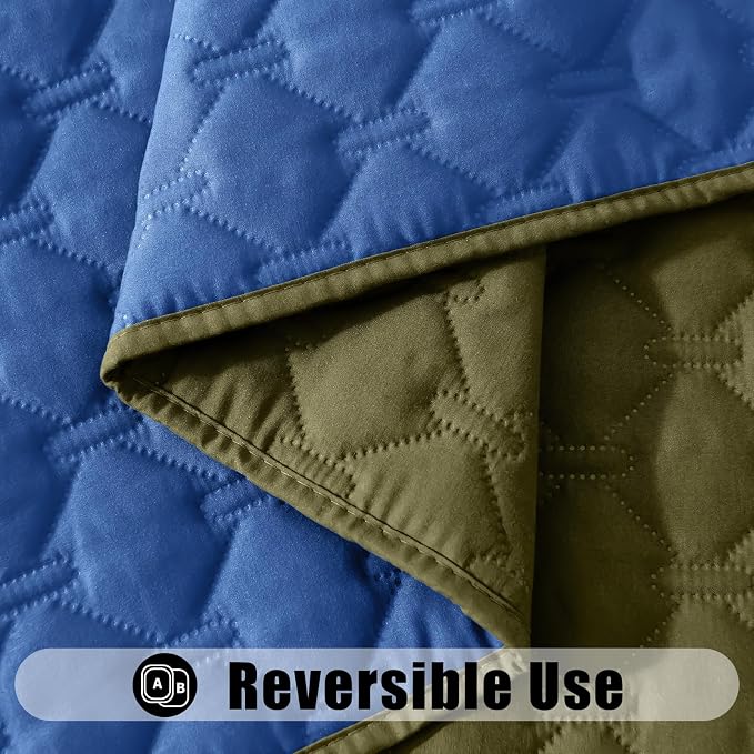 Smiry Waterproof Dog Bed Cover Blanket, Soft Reversible Pet Blanket, Washable - Image 3