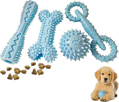 4 Pack Puppy Teething Toys 0-6 Months Puppy Chew Toys by Cdyzqikm