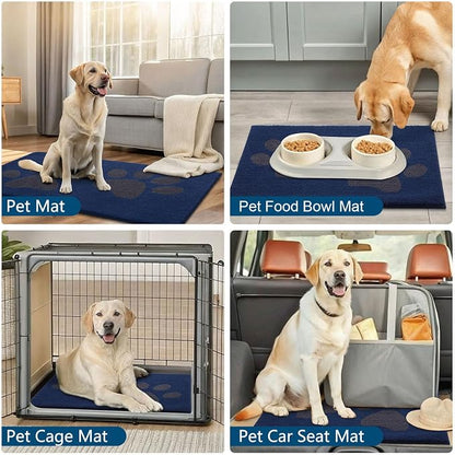 Buganda Dog Door Mat for Muddy Paws, Absorbent Dirt Trapper Washable Indoor - Image 9