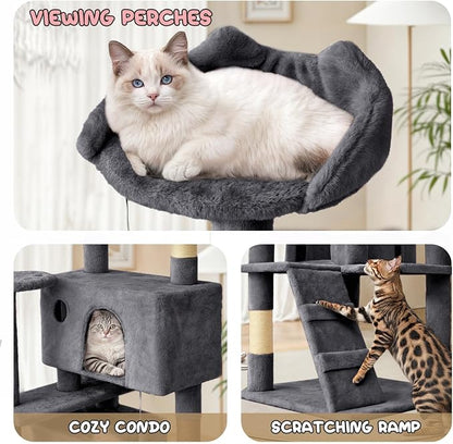 MoNiBloom 60 Inch Cat Tree Tower - Image 7