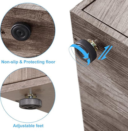 Hey-brother Cat Tree with Litter Box Enclosure, All-in-one Cat Tower - Image 9
