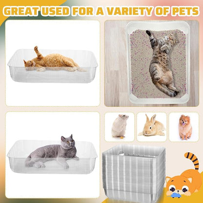 Zubebe 50 Pack Disposable Cat Litter Box - Image 3