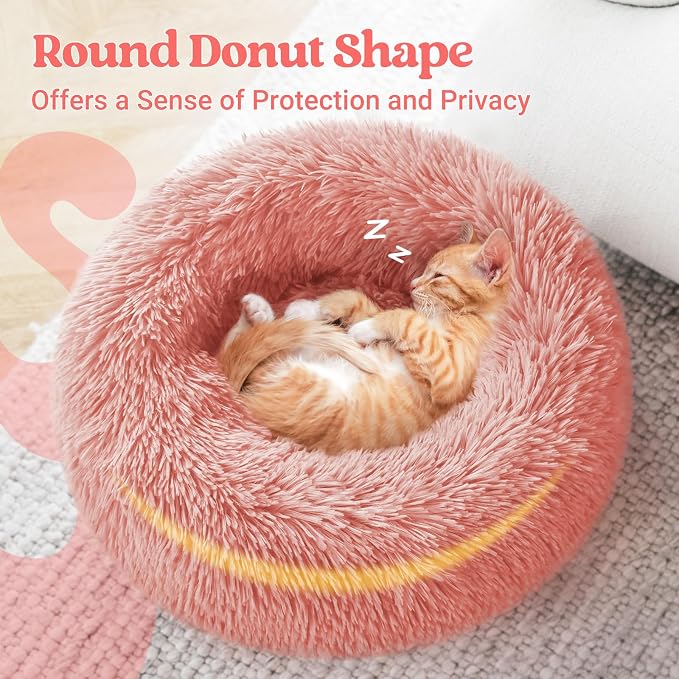 rabbitgoo Cat Beds for Indoor Cats, 20 inches Cat Bed Machine Washable - Image 4