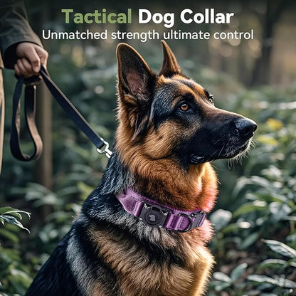 2025 Upgrade Waterproof AirTag Dog Collar, Military Tactical Dog Collar - Image 2