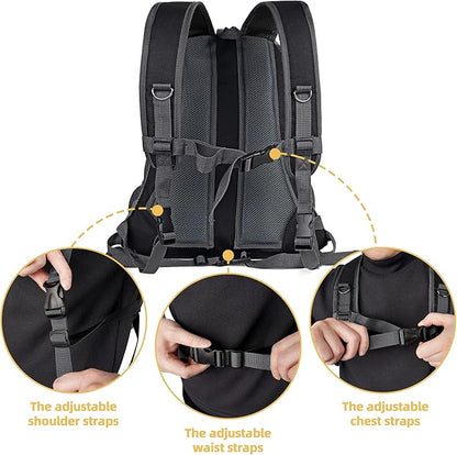 WOYYHO Pet Dog Carrier Backpack Small Dog Front Backpack Ventilated Dog Carrier - Image 3