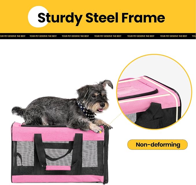 Cat Carrier Airline Approved, Soft-Sided Dog Carrier - Image 8