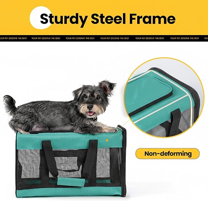 Cat Carrier Airline Approved, Soft-Sided Dog Carrier - Image 6