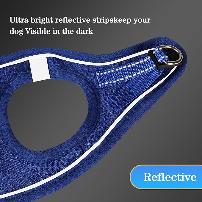 YIMEIS Dog Harness and Leash Set, No Pull Soft Mesh Pet Harness, Reflective - Image 5