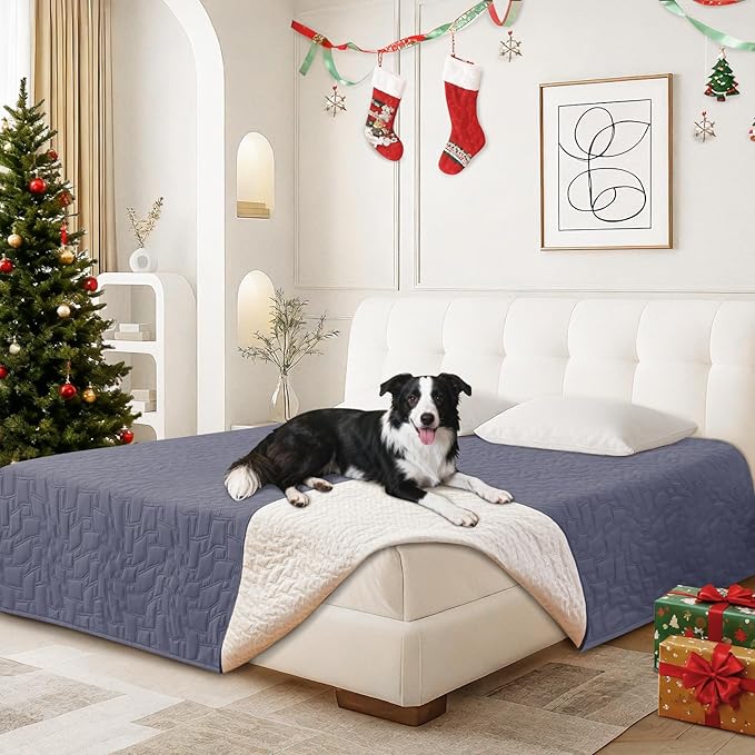 Waterproof Dog Bed Cover Pet Blanket, Soft Couch Cover by CYCMACOHOME