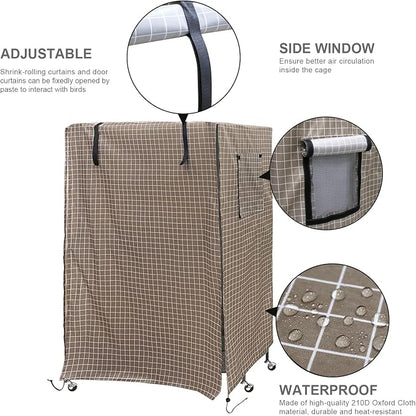 Ymiko Birdcage Cover Universal Windproof Cage Cover - Image 5