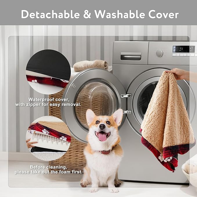 Waterproof Orthopedic Dog Bed for Extra Large Dogs 41x27x4 Inch - Image 3