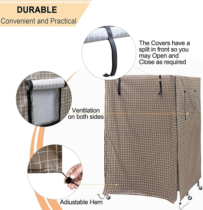 Ymiko Birdcage Cover Universal Windproof Cage Cover - Image 6