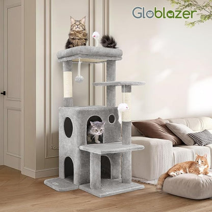 Globlazer Cat Tree Tower for Indoor Cats, 50-inch Adult Cat Tree House for - Image 7