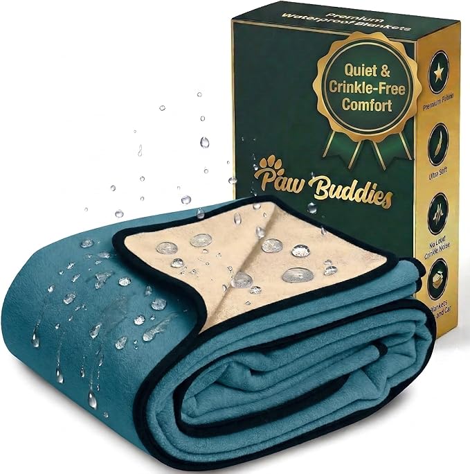 Paw Buddies Waterproof Blanket – 80"x90" Washable Sofa Throw by PAwBuddies