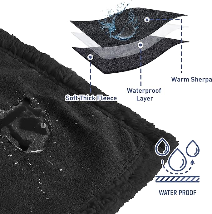 Kritter Planet Waterproof Dog Blanket, Reversible Water Proof Pet Blanket - Image 4