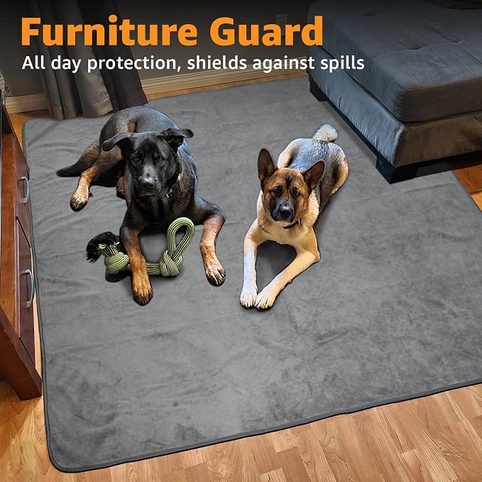 Washable Dog Pee Pads: 34x52 1 Pack Reusable Whelping Pads, Absorb Dog Mats - Image 8