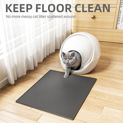 ESTHELLO Cat Litter Mat, Cat Litter Trapping Mat, Honeycomb Double Layer Design - Image 7