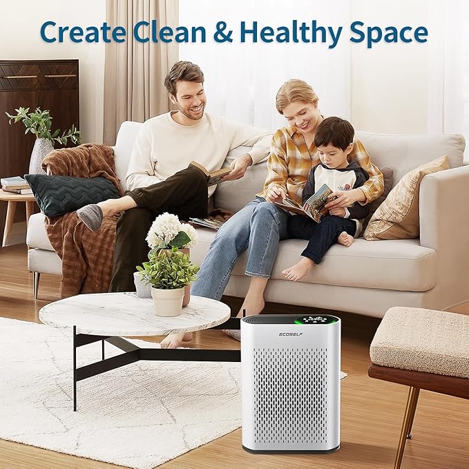 Air Purifier for Large Room, Cleans 2, 400 ft² in 30 Mins, 3-Stage True HEPA - Image 8