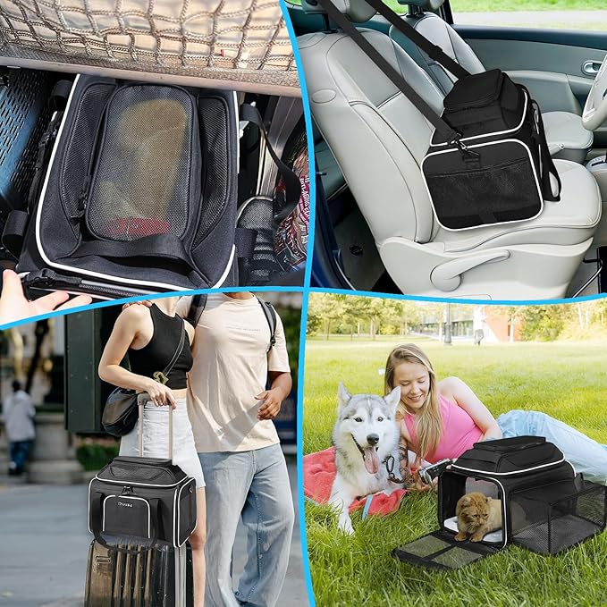 Petskd Top and Side Expandable Pet Carrier 18x13x9.5 Inches Southwest Airline - Image 8