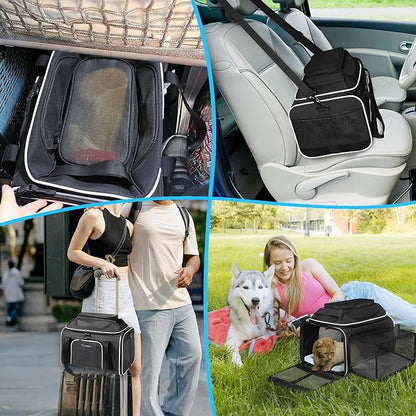 Petskd Top and Side Expandable Pet Carrier 18x13x9.5 Inches Southwest Airline - Image 8