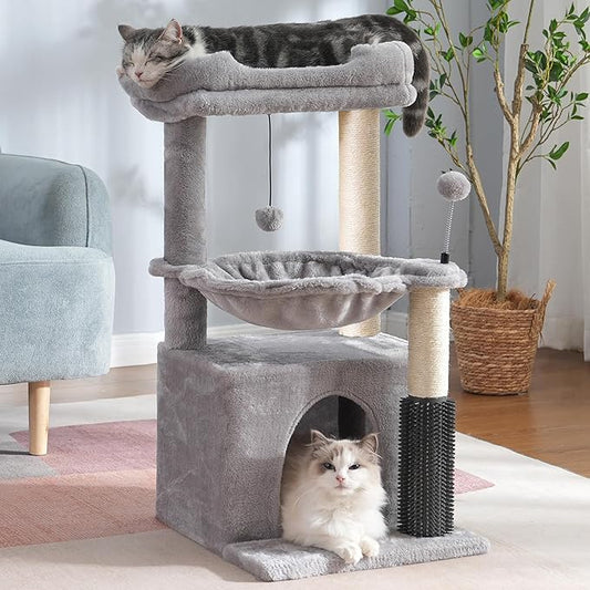 Cat Tree 32 Inches Small Cat Tower by Pawfessor