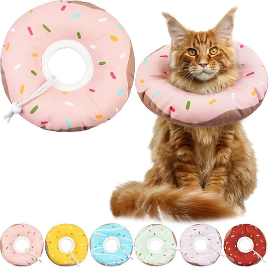 Cat Cone Collar Soft, Waterproof Cat Recovery Collars Spay Cones to Stop by Hpetppy