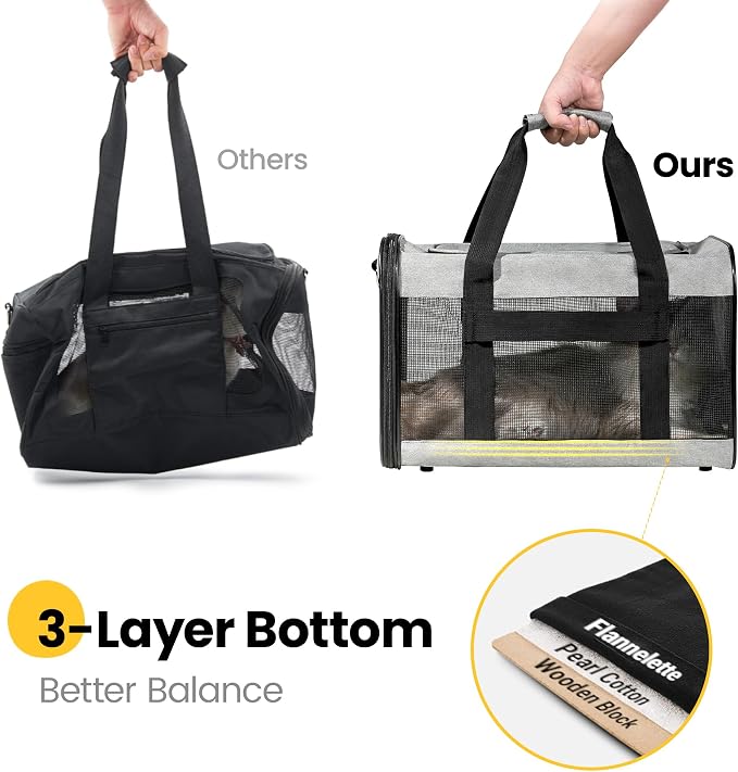 Dog Carrier Soft Sided, Large Cat Carrier - Image 7