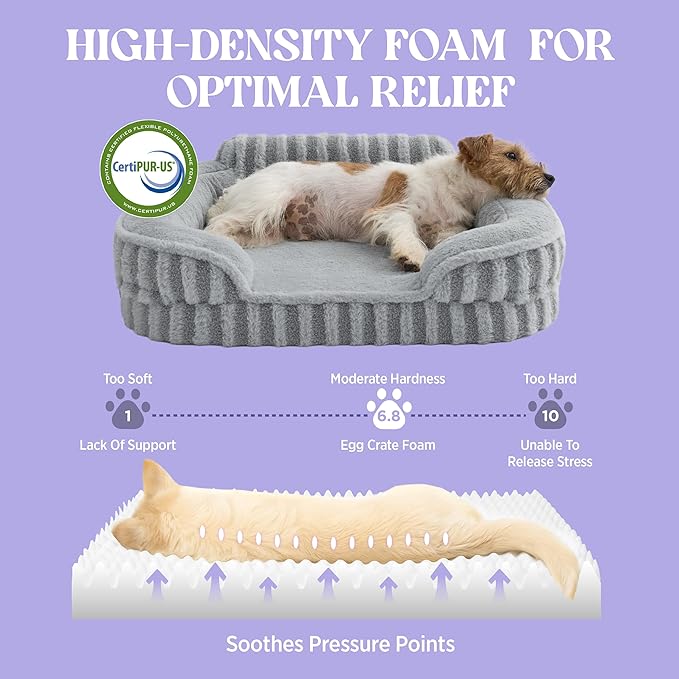 LE SURE Cute Dog Beds Large Sized Dog, Orthopedic Waterproof Large Pet Bed - Image 3