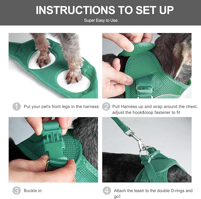 Fida Cat Harness and Leash Set for Walking Kitten and Puppy, Escape Proof - Image 5