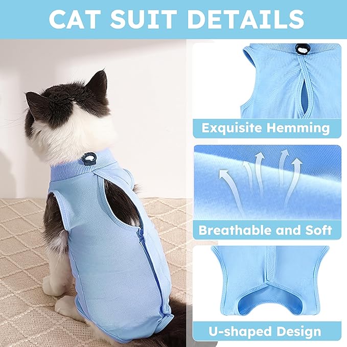 Cat Surgery Recovery Suit, Recovery Suit - Image 6