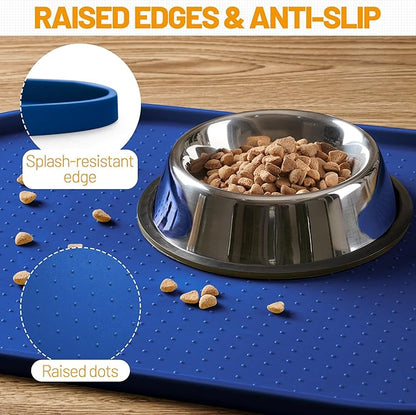 Hubulk 100% Waterproof Silicone Pet Feeding Mat - Image 3