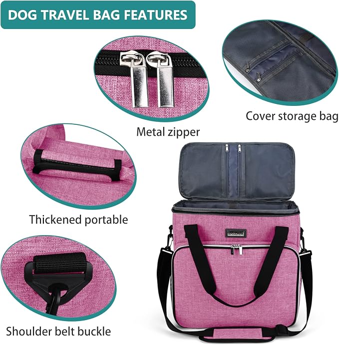 BAGLHER Dog Travel Bag, Pet Travel Bag, - Image 4